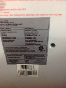 Premiere dehumidifier DDR7009REE -1