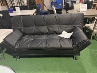 Brand new black futon sofa