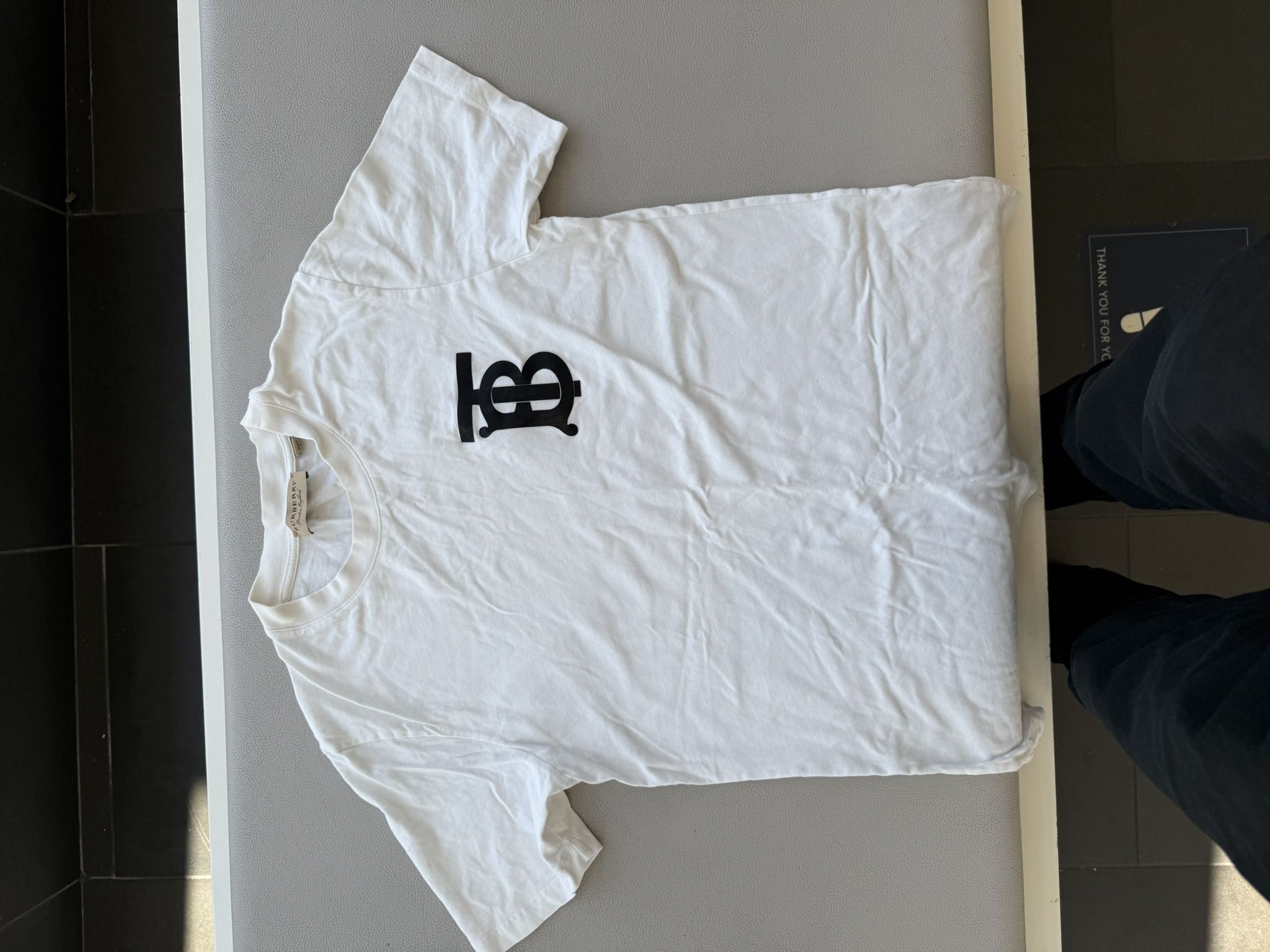 Burberry White Tee S