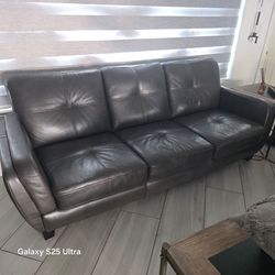 Leather sofa