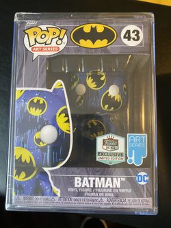 Funko Pop! Art Series - Batman (Funko HQ Exclusive) W/ Protector 43
