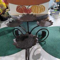 Fall  Pillar Candleholder 