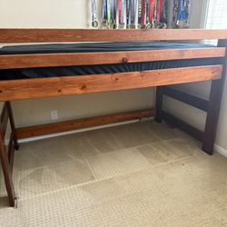 Bunk Beds, 2 Bed only one Mattress  ,solid Wood Plus One Furniture/dresser For Under The Bunk Bed 