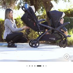 Baby double stroller