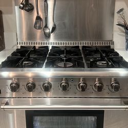 Thor 36 Inch 6 Burner Gas Range