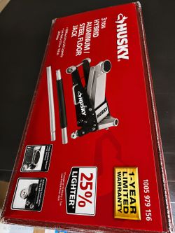 Husky 3-Ton Hybrid Floor Jack – Like New!
