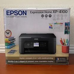 Epson Xp4100 Converted  To SUBLIMATION Ink printer 
