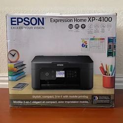 Epson Xp4100 Converted  To SUBLIMATION Ink printer