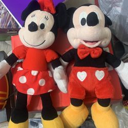 Mickey And Minnie Plush 