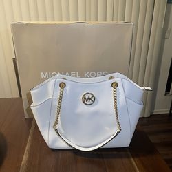 Michael Kors  Large White Tote Bag