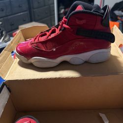 Red Jordan Ring 6 