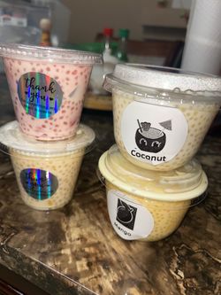 Homemade Tapioca Pudding Cups – 4 Pack
