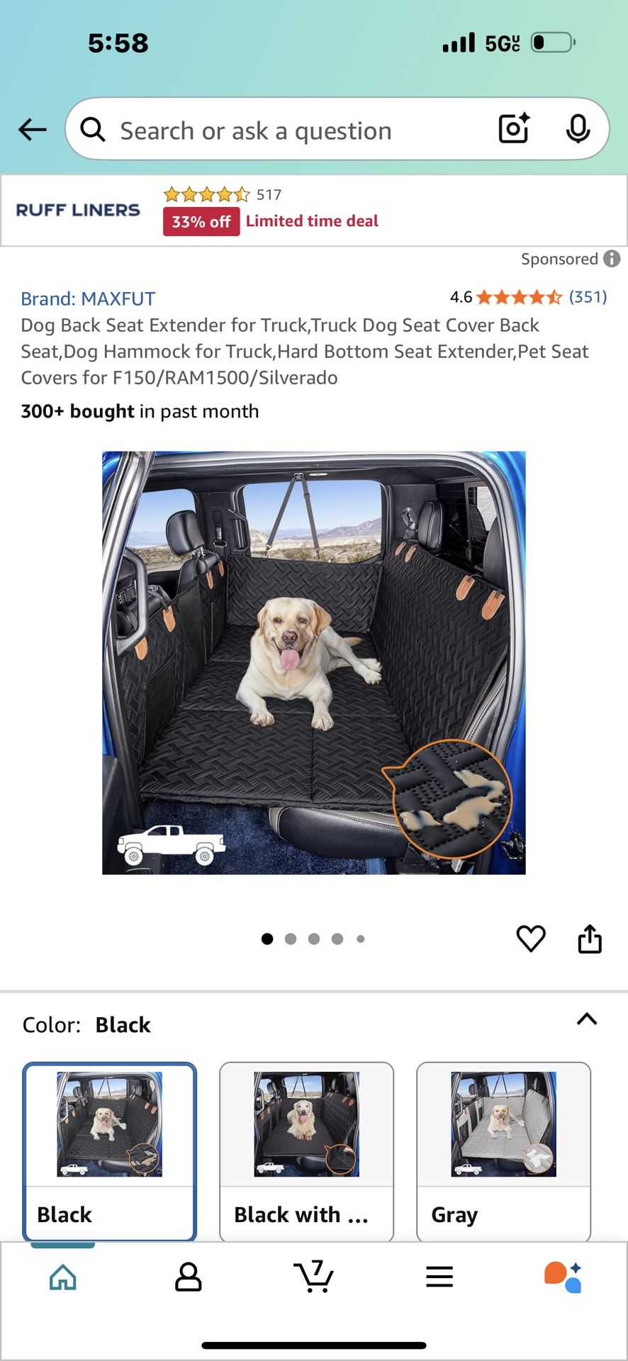 Maxfut Dog Seat Extender