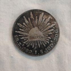 Mexico Old Coin 1882 I.S.