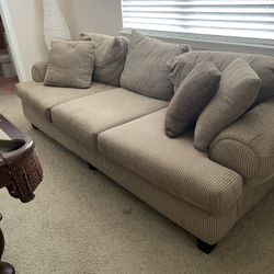 Comfortable  very firm couch and loveseat for $500 for both cash only 