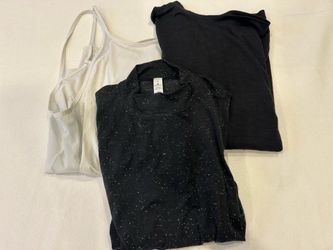 3 lulumon women’s active top bundle