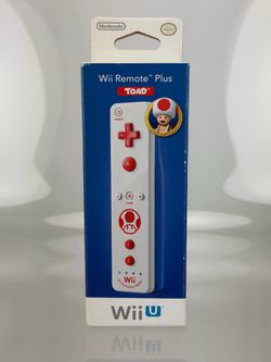 Sealed Rare Toad Motion Plus Remote Controller Nintendo Wii U