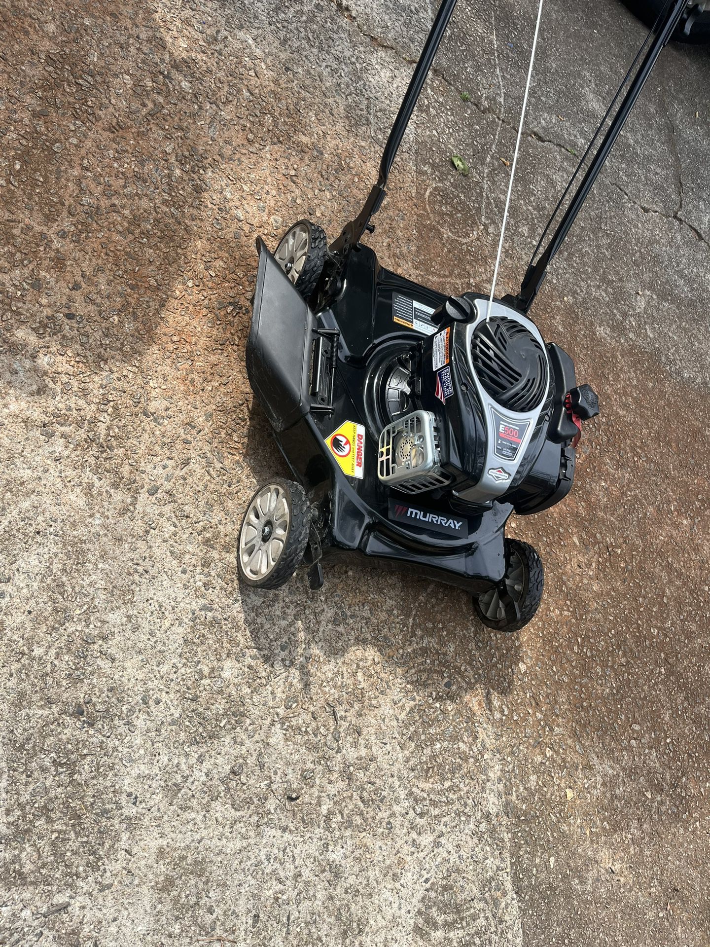 Murray 20 in. 125 cc Briggs & Stratton Walk Behind Gas Push Lawn Mower with 4 Wheel Height Adjustment and Prime 'N Pull Start used 120
