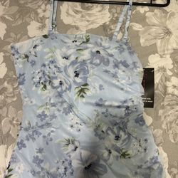 Blue flower dress