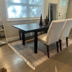 Ikea Dining Table Set, bench + 2 chairs