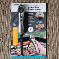 NEW Polder Deluxe Safe-Serve Instant Read Thermometer 