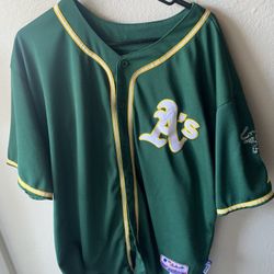 Oakland Athletics Jersey Baseball Size Xl