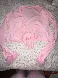 Pink knott top furry