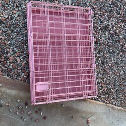 Pink Dog Cage