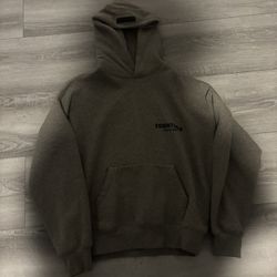 Oatmeal Essential Fear Of God Hoodie 