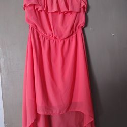 Pink Peach Dress Size M Great Condition 