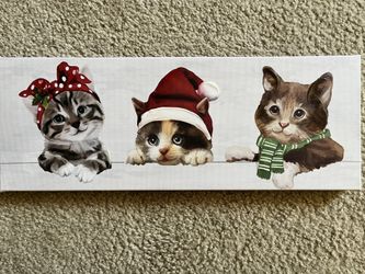 Christmas Cat Home Decor
