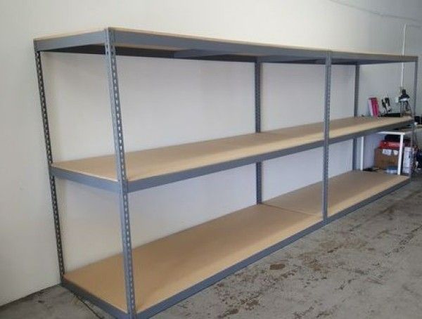 Industrial Shelving 96 in W x 30 in D Warehouse Garage Storage Rack