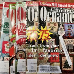 Make Offers Magazines -back Issues Just X-stitch Ornaments