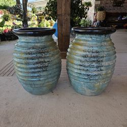 Honeycomb Clay Pots . (Planters) Plants, Pottery, Talavera $75 cada una.
