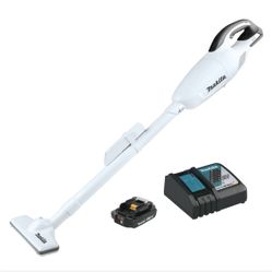 MAKITA 18V LXT® Lithium‑Ion Cordless Compact Stick Vacuum Kit, w/ Trigger (2.0Ah)