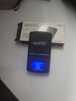 Digital pocket scale
