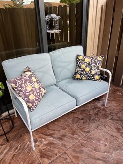 Outdoor Patio Loveseat with Cushions