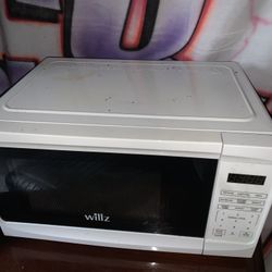 White Microwave  