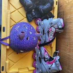 Pink Rollerblade Starter Kit For Kids