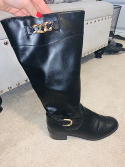 Women’s wide calf black boots