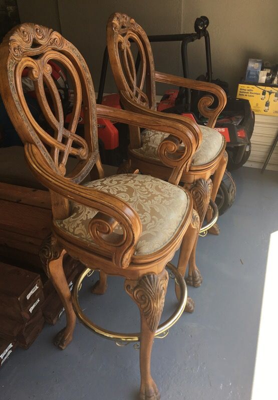 AICO Amaretto Eden Barstool Collection (Pair) for Sale in Antioch, CA ...