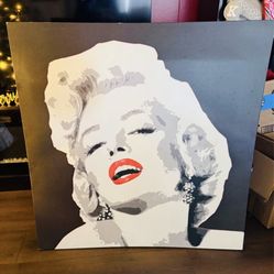 2*2 large print marilyn monroe beauty fashion icon home decor sex symbol 