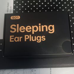 Black Sleeping Ear Plugs