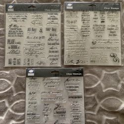 Clear Stamp Set Greetings - Boy, Love, Wedding