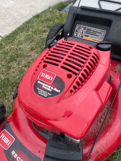 Toro Recycler Gas Lawn Mower Front Wheels Drive