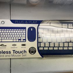 Cylinder Wireless Touch Keyboard And Mouse