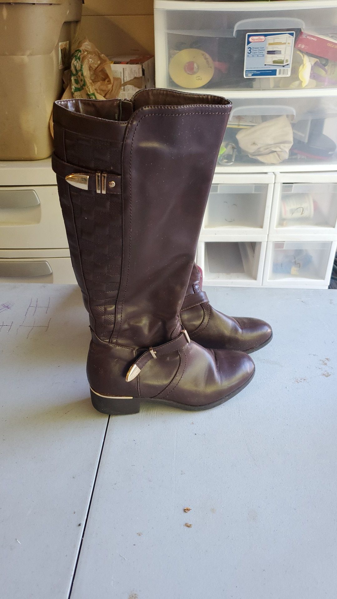Via Pinky Women's Size 9 1/2 Brown Boots