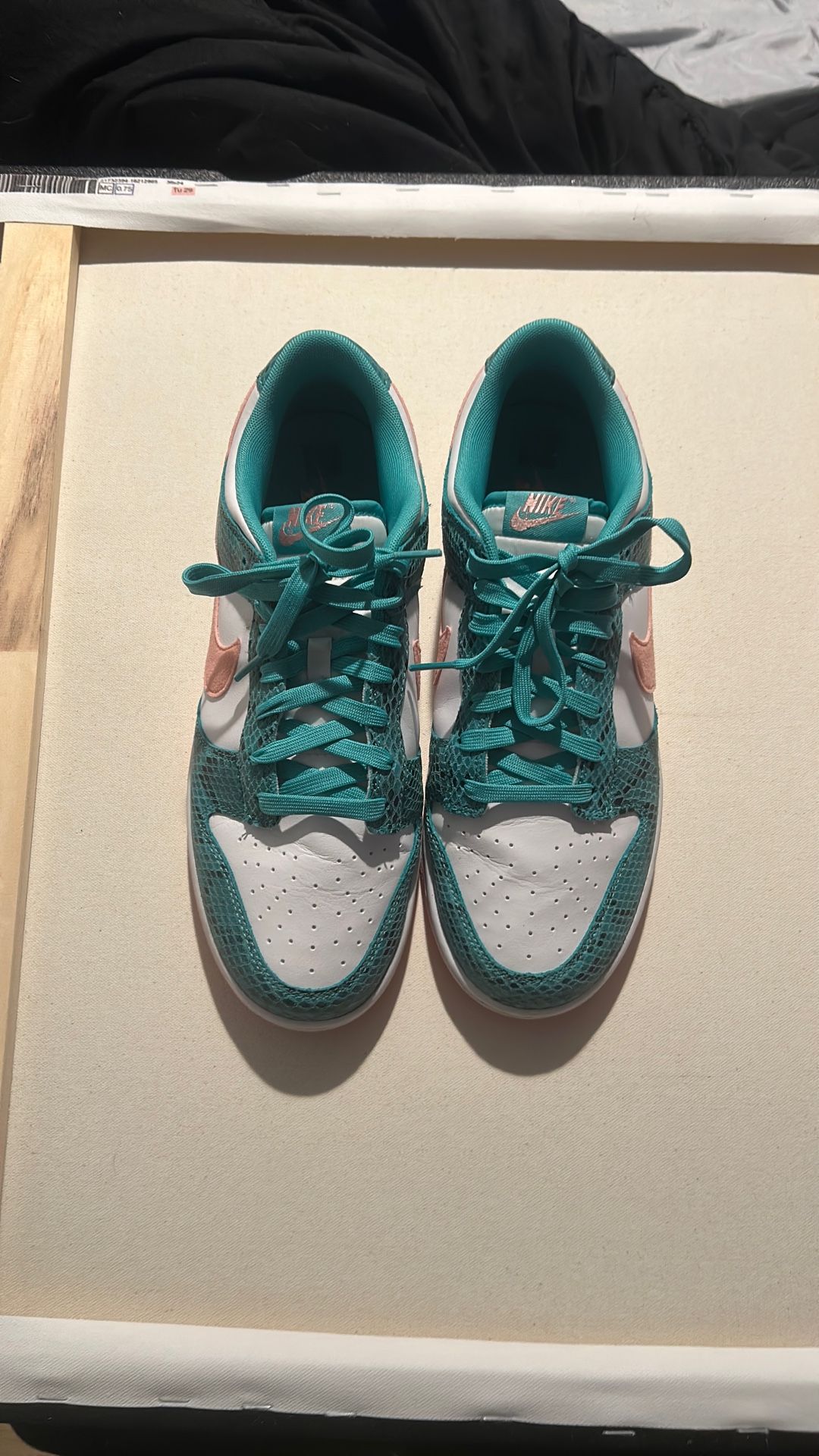 Nike Dunk Low “Snakeskin Washed Teal Bleached Coral”