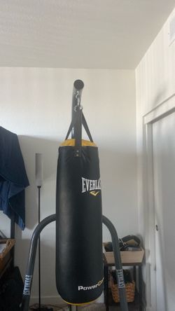 Heavy bag with stand