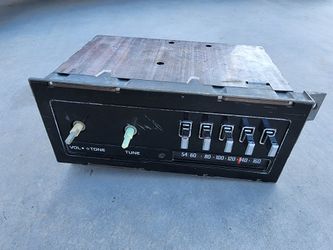 Original 1981 to 1985 Dodge Ram Pickup Truck Dash Push Button AM Radio 